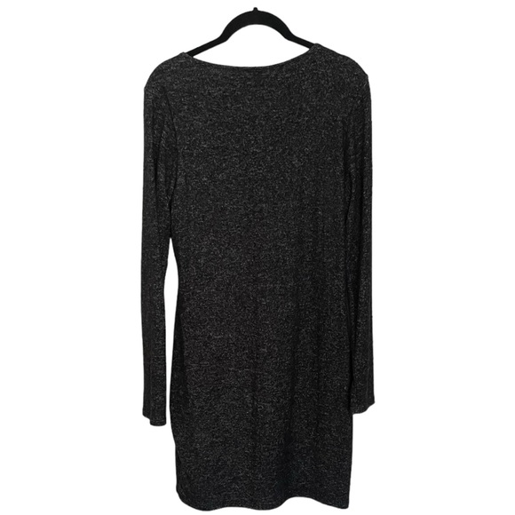 Peach love California Long Sleeve Wrap Dress - Picture 2 of 6